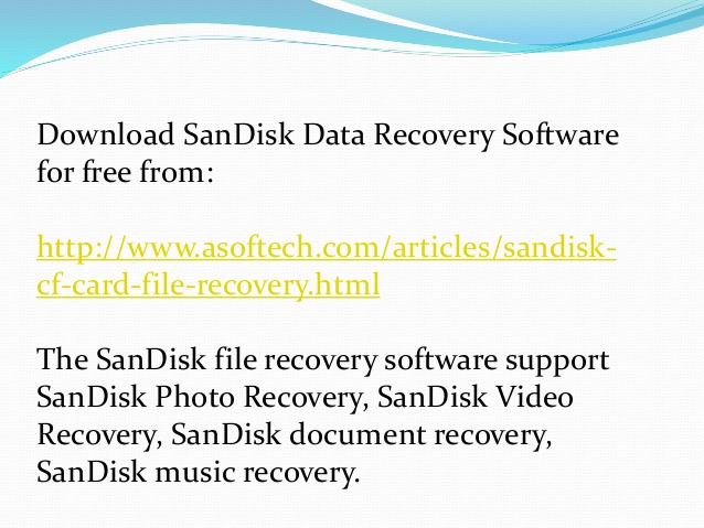 Sandisk Cf Recovery Software Free Mac